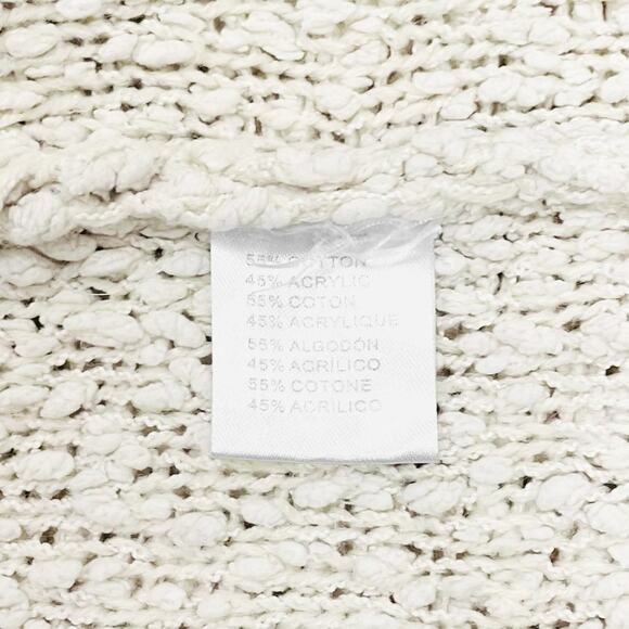 Young Fabulous & Broke Popcorn Knit Hoodie Sweater Small Cream Clean Girl Comfy - Picture 14 of 15